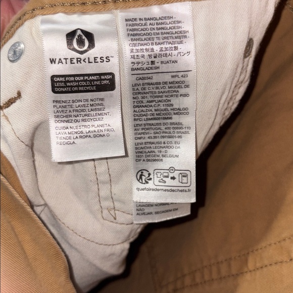 🐴 Levi’s 514 32x32 Tan Khaki Jeans - Picture 10 of 13